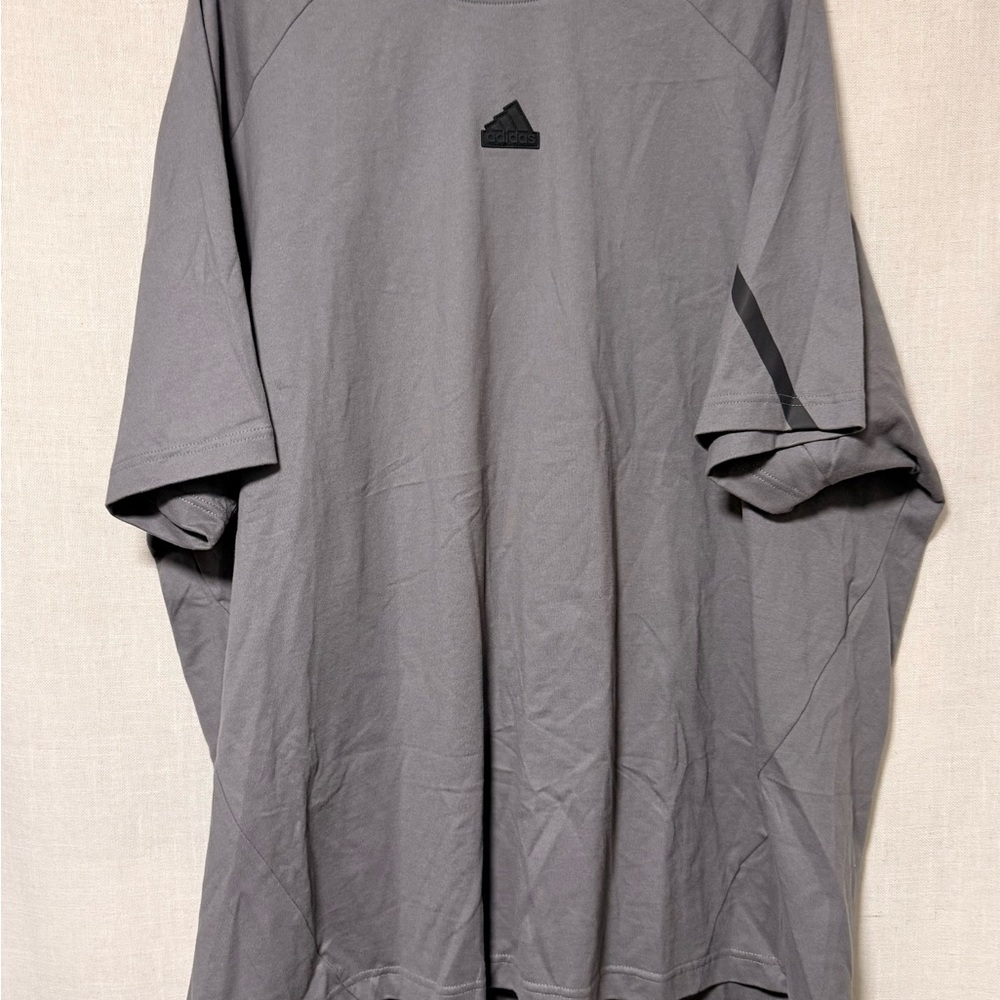 Adidas Men's Charcoal Short Sleeve Tee